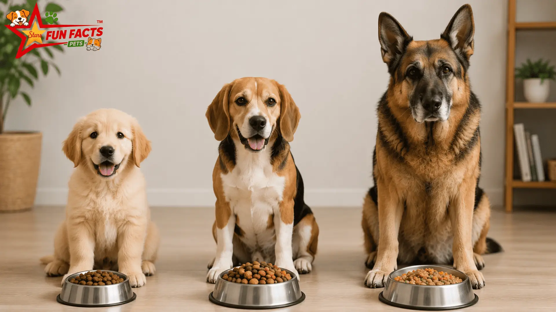 Puppy adult and senior dog nutrition comparison