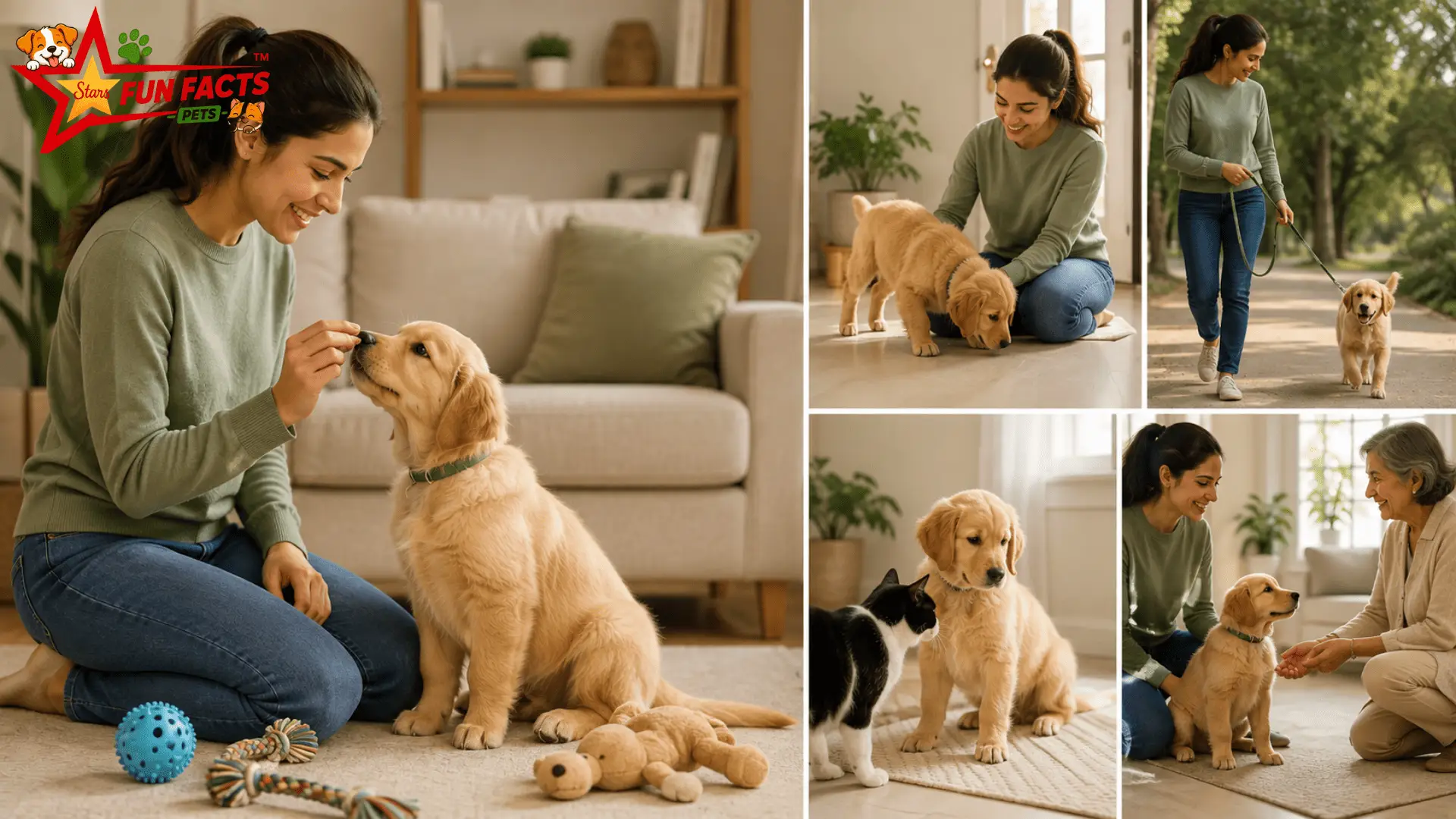 Puppy socialization with positive interactions and safe experiences